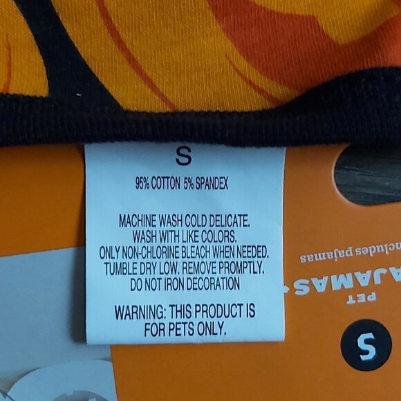 HYDE and EEK! Pet HALLOWEEN Jack O' Lantern PAJAMA Pullover Size - Small - Picture 9 of 9